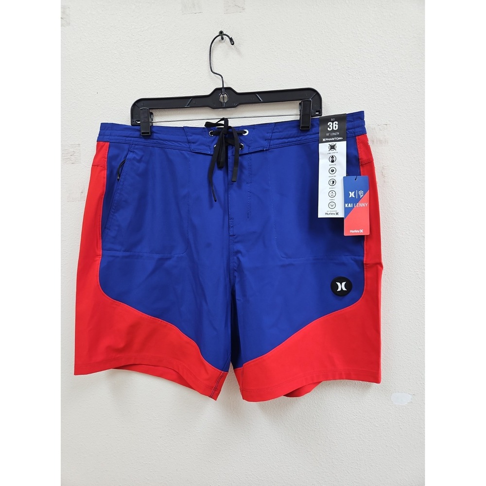 HURLEY PHANTOM  Boardshorts  36 Length 18 Swim Trunks Surfing Paddle Board NWT